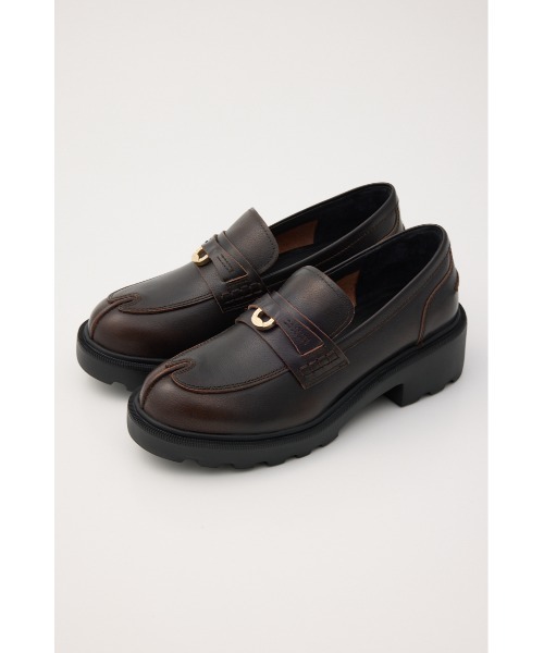 STACCATO(スタッカート)の「フーフボリュームソールローファー(ローファー・レディース・ブラウン・23.0cm/23.5cm/24.0cm)」の1枚目の写真