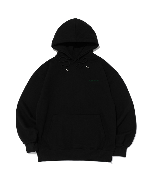 CARGOBROS(カーゴブロス)の「エッセンシャルロゴオーバーフィットフードTシャツ(ブラック)(パーカー・メンズ・その他・SMALL/MEDIUM/LARGE/X-LARGE/S-M/M-L/L-XL/XL-XXL)」の5枚目の写真