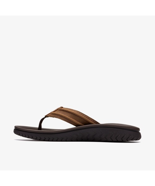 Clarks(クラークス)の「Wesley Surf / ウェスリーサーフ (ビーズワックス)(サンダル・メンズ・ブラウン・UK9/UK8/UK7/UK11/UK10/UK6)」の2枚目の写真