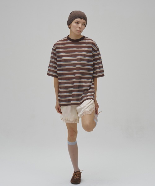 TODAYFUL(トゥデイフル)の「Satin Lace Halfpants(その他パンツ・レディース・ミント/ブラック/アイボリー・38inch/36inch)」の8枚目の写真
