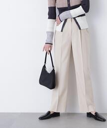 N.（N. Natural Beauty Basic） | ストレッチタックパンツ(その他パンツ)