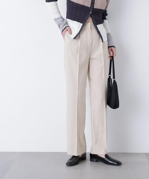 N.(N. Natural Beauty Basic)(エヌエヌナチュラルビューティーベーシック)の「ストレッチタックパンツ(その他パンツ・レディース・ベージュ/ネイビー・P/S/MEDIUM)」の8枚目の写真
