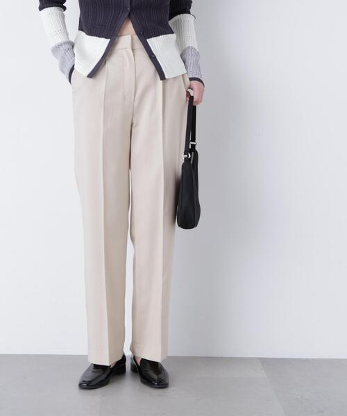 N.(N. Natural Beauty Basic)(エヌエヌナチュラルビューティーベーシック)の「ストレッチタックパンツ(その他パンツ・レディース・ベージュ/ネイビー・P/S/MEDIUM)」の11枚目の写真