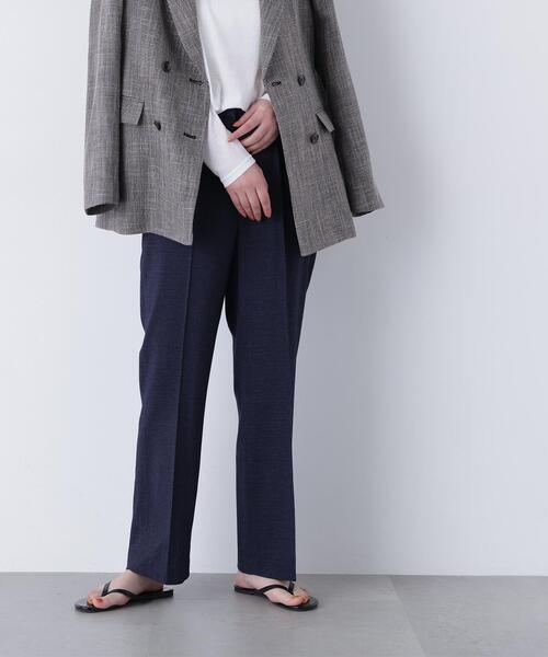 N.(N. Natural Beauty Basic)(エヌエヌナチュラルビューティーベーシック)の「ストレッチタックパンツ(その他パンツ・レディース・ベージュ/ネイビー・P/S/MEDIUM)」の18枚目の写真