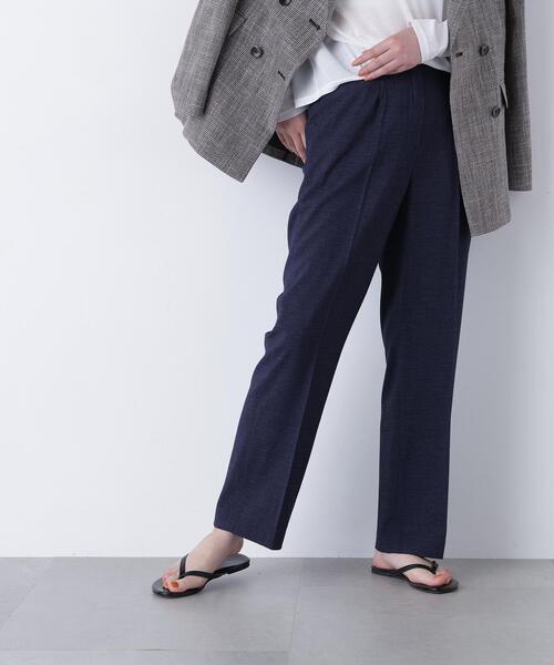 N.(N. Natural Beauty Basic)(エヌエヌナチュラルビューティーベーシック)の「ストレッチタックパンツ(その他パンツ・レディース・ベージュ/ネイビー・P/S/MEDIUM)」の20枚目の写真