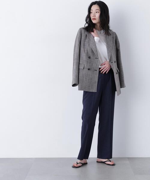 N.(N. Natural Beauty Basic)(エヌエヌナチュラルビューティーベーシック)の「ストレッチタックパンツ(その他パンツ・レディース・ベージュ/ネイビー・P/S/MEDIUM)」の21枚目の写真