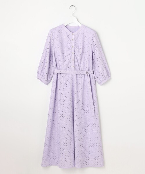 ANY SIS(エニィスィス)の「エンブロイダリー ワンピース(ワンピース・レディース・ネイビー系/ライラック系・X-SMALL)」の14枚目の写真