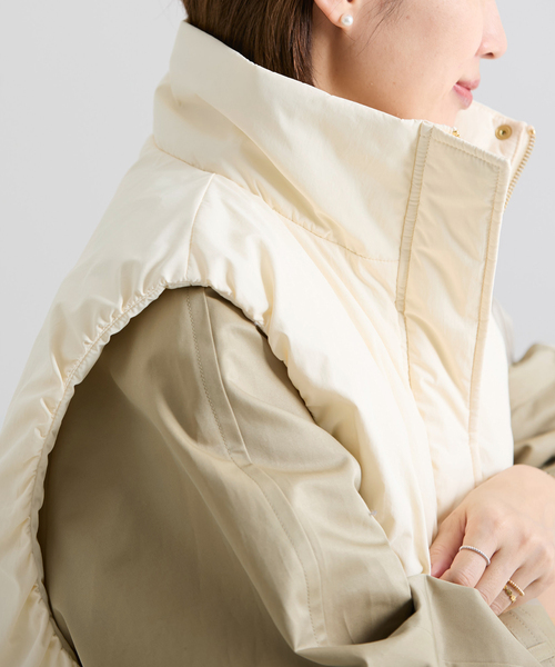 撥水ウォッシャブル中綿ベスト（ダウンジャケット/コート）｜IENA