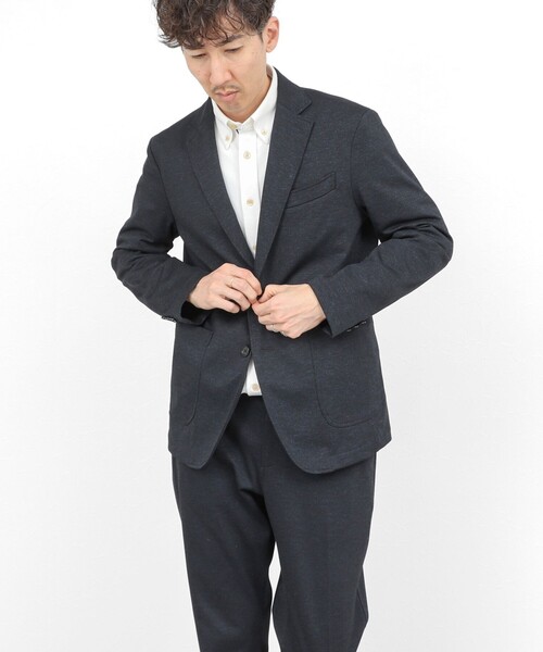 NOLLEY’S（ノーリーズ）の「《ビジカジ対応》【ALBINI】吸水速乾テープBD/ボタンダウンシャツ 26SS（シャツ/ブラウス・メンズ・ブルー系その他/ネイビー/ホワイト/ベージュ・XL/L/M/S）」の18枚目の写真