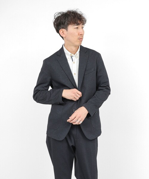 NOLLEY’S（ノーリーズ）の「《ビジカジ対応》【ALBINI】吸水速乾テープBD/ボタンダウンシャツ 26SS（シャツ/ブラウス・メンズ・ブルー系その他/ネイビー/ホワイト/ベージュ・XL/L/M/S）」の20枚目の写真