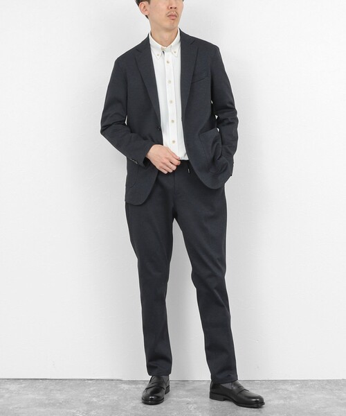 NOLLEY’S（ノーリーズ）の「《ビジカジ対応》【ALBINI】吸水速乾テープBD/ボタンダウンシャツ 26SS（シャツ/ブラウス・メンズ・ブルー系その他/ネイビー/ホワイト/ベージュ・XL/L/M/S）」の21枚目の写真