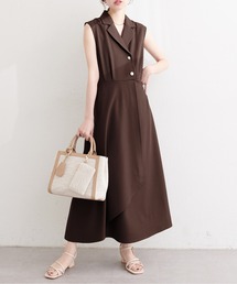 natural couture（ナチュラルクチュール）の「金釦テーラーワンピース（ワンピース）」