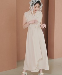 natural couture（ナチュラルクチュール）の「金釦テーラーワンピース（ワンピース）」