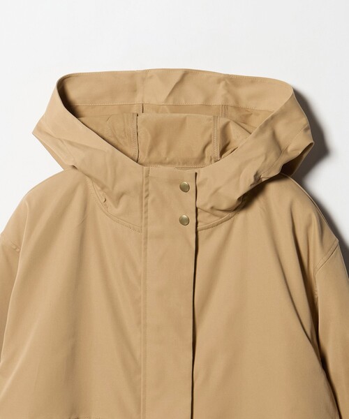 A DAY IN THE LIFE UNITED ARROWS（アデイインザライフユナイテッドアローズ）の「ツイル ドロスト フードコート ‐撥水‐ ＜A DAY IN THE LIFE＞（その他アウター・レディース・モカ/ネイビー/オレンジ/ナチュラル・FREE）」の5枚目の写真