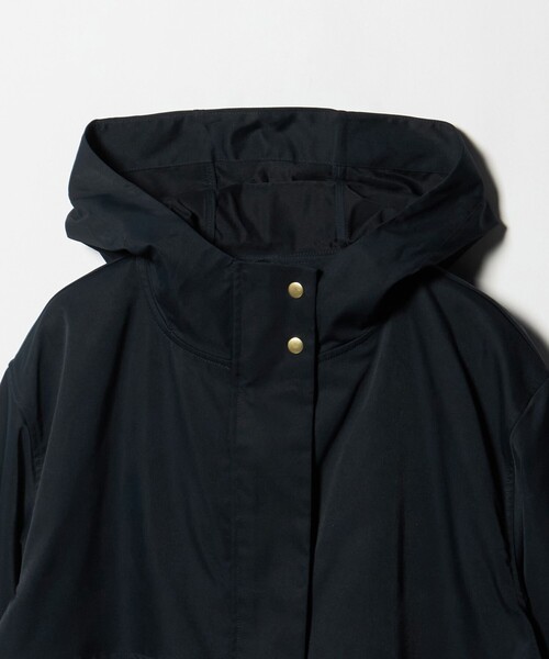 A DAY IN THE LIFE UNITED ARROWS（アデイインザライフユナイテッドアローズ）の「ツイル ドロスト フードコート ‐撥水‐ ＜A DAY IN THE LIFE＞（その他アウター・レディース・モカ/ネイビー/オレンジ/ナチュラル・FREE）」の8枚目の写真