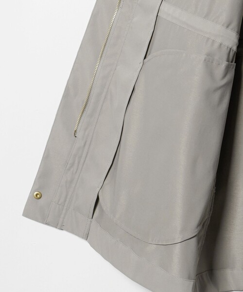 A DAY IN THE LIFE UNITED ARROWS（アデイインザライフユナイテッドアローズ）の「ツイル ドロスト フードコート ‐撥水‐ ＜A DAY IN THE LIFE＞（その他アウター・レディース・モカ/ネイビー/オレンジ/ナチュラル・FREE）」の13枚目の写真