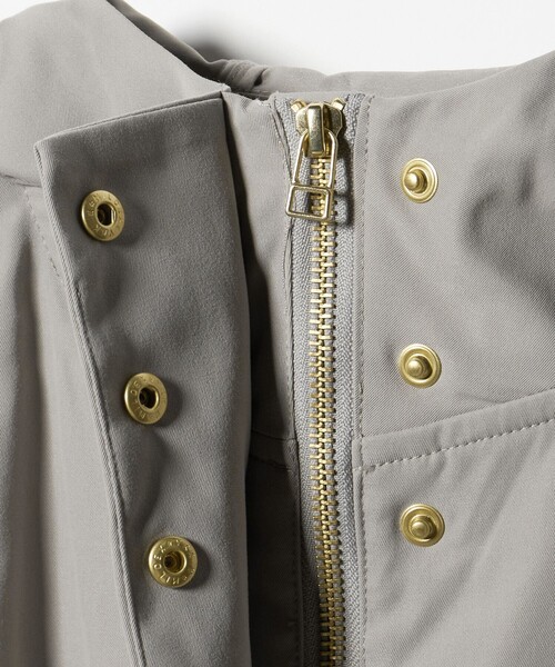 A DAY IN THE LIFE UNITED ARROWS（アデイインザライフユナイテッドアローズ）の「ツイル ドロスト フードコート ‐撥水‐ ＜A DAY IN THE LIFE＞（その他アウター・レディース・モカ/ネイビー/オレンジ/ナチュラル・FREE）」の14枚目の写真