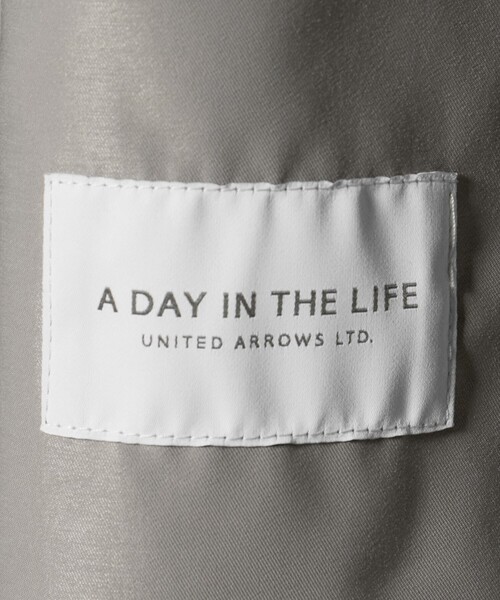 A DAY IN THE LIFE UNITED ARROWS（アデイインザライフユナイテッドアローズ）の「ツイル ドロスト フードコート ‐撥水‐ ＜A DAY IN THE LIFE＞（その他アウター・レディース・モカ/ネイビー/オレンジ/ナチュラル・FREE）」の18枚目の写真