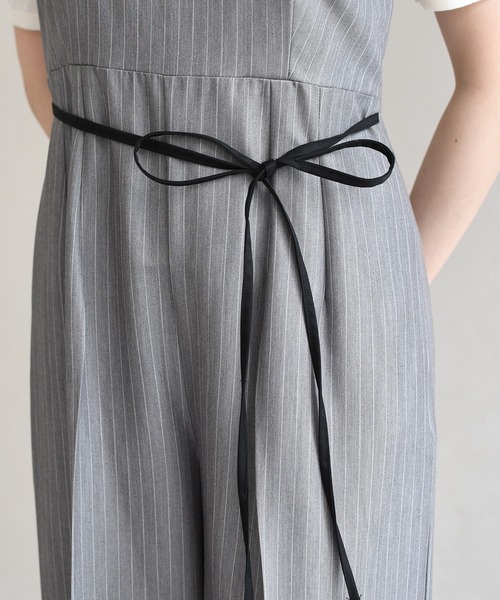 31 Sons de mode（トランテアン　ソン　ドゥ　モード）の「2026春夏新作 レーストリミングコンビネゾン（つなぎ/オールインワン・レディース・ネイビー/グレー・S/M）」の17枚目の写真