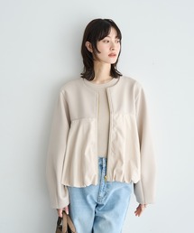 YECCA VECCA | 異素材MIXバルーンブルゾン(ブルゾン)