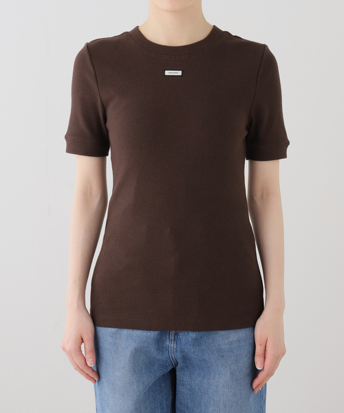 entire studios(エンタイアスタジオ)の「ENTIRE STUDIOS / エンタイアスタジオ LOUNGE TEE(Tシャツ/カットソー・レディース・ブラウン/アイボリー・SMALL)」の4枚目の写真