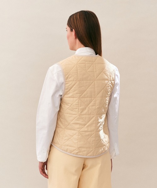LAVENHAM（ラベンハム）の「Front Bow Gilet Womens / フロント ボウ ジレ ウィメンズ（ベスト・レディース・ライトブルー/ベージュ・8/10/12）」の6枚目の写真