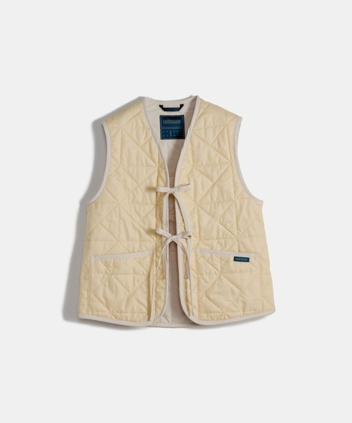 LAVENHAM（ラベンハム）の「Front Bow Gilet Womens / フロント ボウ ジレ ウィメンズ（ベスト・レディース・ライトブルー/ベージュ・8/10/12）」の9枚目の写真