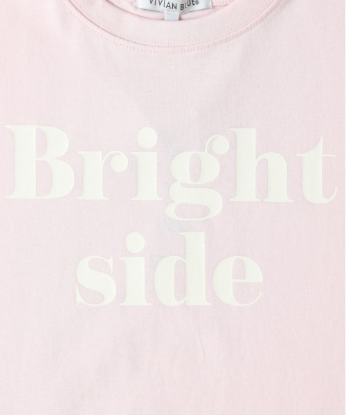 Right-on（ライトオン）の「[VIVIAN BLUE] フロントロゴ チュニック長袖Tシャツ (キッズ / おしゃれ / カジュアル)（Tシャツ/カットソー・キッズ・ピンク/オフホワイト・110/120/130/140/150/160）」の16枚目の写真