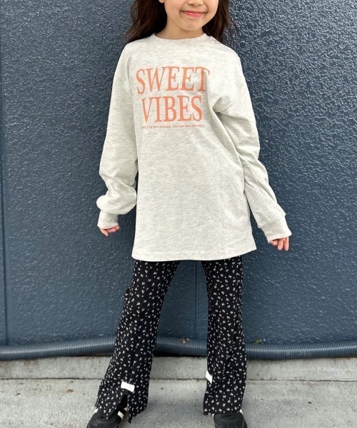 Right-on（ライトオン）の「[VIVIAN BLUE] フロントロゴ チュニック長袖Tシャツ (キッズ / おしゃれ / カジュアル)（Tシャツ/カットソー・キッズ・ピンク/オフホワイト・110/120/130/140/150/160）」の18枚目の写真