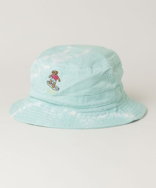 POLO RALPH LAUREN CHILDRENSWEAR(ポロ ラルフ ローレン チルドレンズウェア)の「タイダイ Polo ベア ツイル バケット ハット(ハット・キッズ・ブルー・S/M)」の3枚目の写真