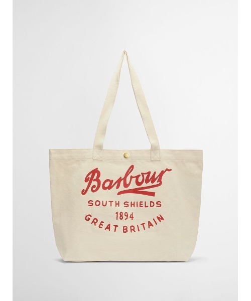 Barbour（バブアー）の「Scriptロゴトートバッグ（トートバッグ・メンズ・レッド・ONE SIZE）」の3枚目の写真