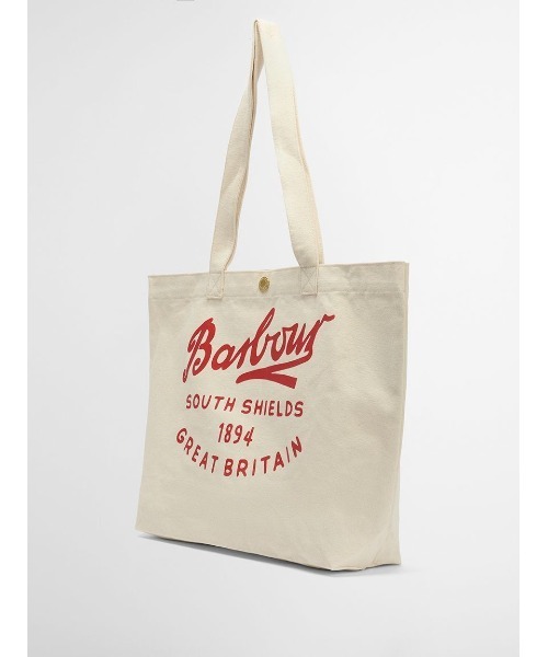 Barbour（バブアー）の「Scriptロゴトートバッグ（トートバッグ・メンズ・レッド・ONE SIZE）」の5枚目の写真