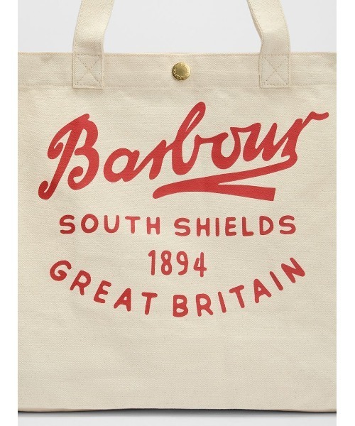 Barbour（バブアー）の「Scriptロゴトートバッグ（トートバッグ・メンズ・レッド・ONE SIZE）」の6枚目の写真