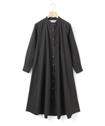 MidiUmi | MidiUmi Aラインバンドカラーシャツワンピース(ワンピース)