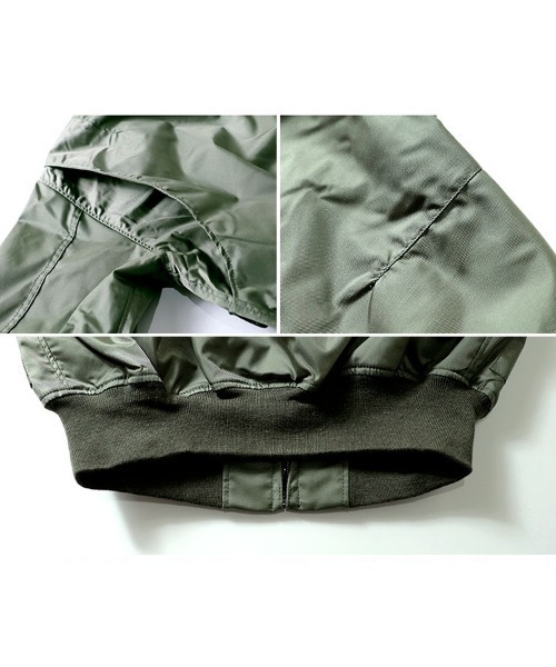 HOUSTON(ヒューストン)の「HOUSTON ヒューストン CWU-36P FLIGHT JACKET / CWU-36P フライトジャケット 日本製(ミリタリージャケット・メンズ・セージグリーン・XXL/XL/L/M/S/XS)」の7枚目の写真