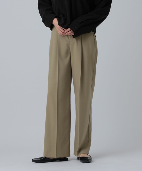 LEPSIM（レプシィム）の「TRストレートパンツ　656432（その他パンツ・レディース・グレー/ベージュ/ブラック・MEDIUM/LARGE）」の3枚目の写真