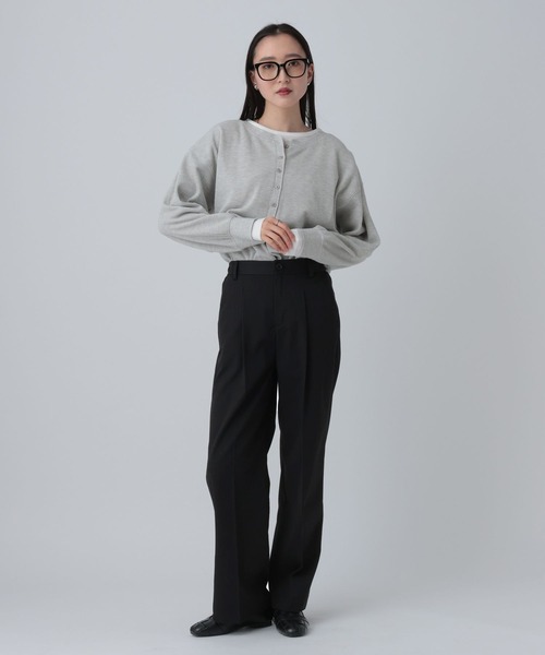 LEPSIM（レプシィム）の「TRストレートパンツ　656432（その他パンツ・レディース・グレー/ベージュ/ブラック・MEDIUM/LARGE）」の6枚目の写真