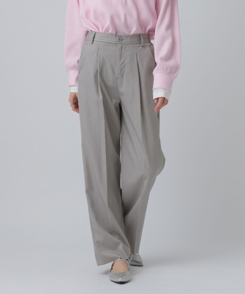 LEPSIM（レプシィム）の「TRストレートパンツ　656432（その他パンツ・レディース・グレー/ベージュ/ブラック・MEDIUM/LARGE）」の9枚目の写真