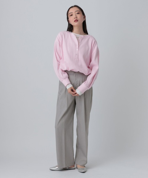 LEPSIM（レプシィム）の「TRストレートパンツ　656432（その他パンツ・レディース・グレー/ベージュ/ブラック・MEDIUM/LARGE）」の12枚目の写真