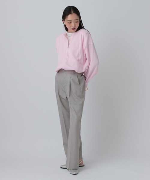 LEPSIM（レプシィム）の「TRストレートパンツ　656432（その他パンツ・レディース・グレー/ベージュ/ブラック・MEDIUM/LARGE）」の14枚目の写真