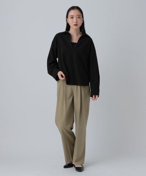 LEPSIM（レプシィム）の「TRストレートパンツ　656432（その他パンツ・レディース・グレー/ベージュ/ブラック・MEDIUM/LARGE）」の18枚目の写真