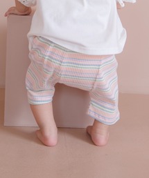 MAKE YOUR DAY | ボーダーテレコマチ付きベビーパンツ(その他ベビーウェア)