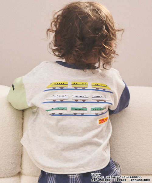 petit main(プティマイン)の「【プラレール】アソート長袖Tシャツ(Tシャツ/カットソー・キッズ・トップグレー/ブルー/オレンジ/カラフル・130cm/90cm/80cm/120cm/100cm/110cm)」の9枚目の写真