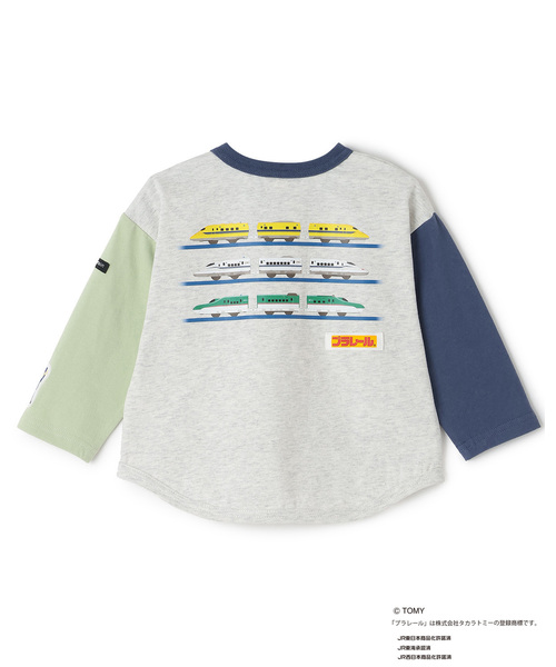 petit main(プティマイン)の「【プラレール】アソート長袖Tシャツ(Tシャツ/カットソー・キッズ・トップグレー/ブルー/オレンジ/カラフル・130cm/90cm/80cm/120cm/100cm/110cm)」の14枚目の写真