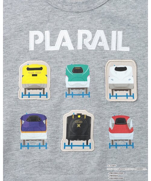 petit main(プティマイン)の「【プラレール】アソート長袖Tシャツ(Tシャツ/カットソー・キッズ・トップグレー/ブルー/オレンジ/カラフル・130cm/90cm/80cm/120cm/100cm/110cm)」の17枚目の写真