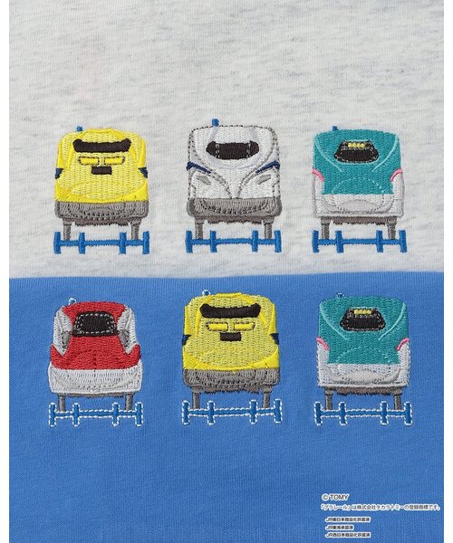 petit main(プティマイン)の「【プラレール】アソート長袖Tシャツ(Tシャツ/カットソー・キッズ・トップグレー/ブルー/オレンジ/カラフル・130cm/90cm/80cm/120cm/100cm/110cm)」の18枚目の写真