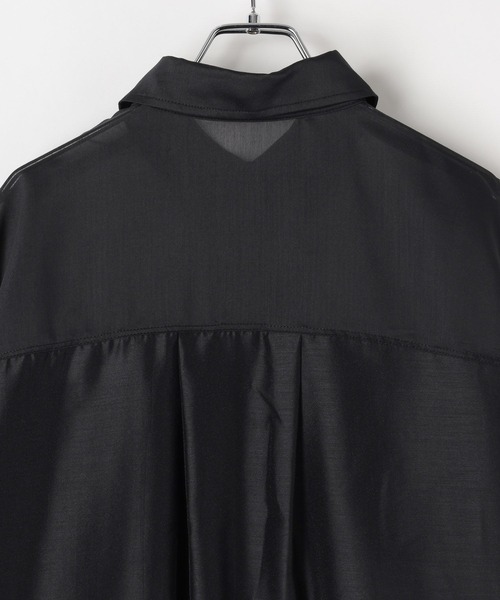 PAGEBOY（ページボーイ）の「クルケアシアーシャツロングスリーブ（シャツ/ブラウス・レディース・オフホワイト/ブラック/ブルー/ドット・FREE）」の16枚目の写真