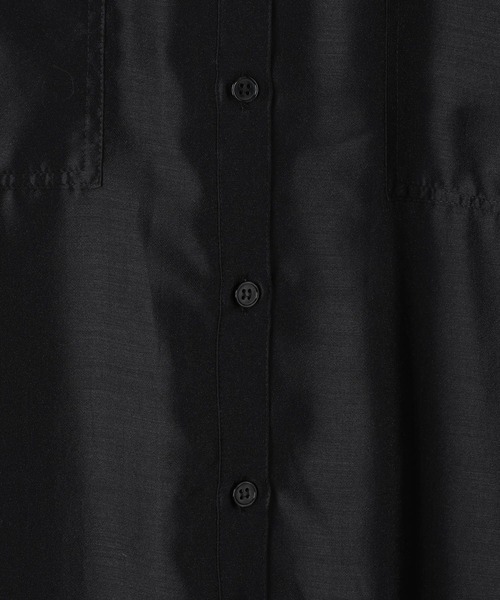 PAGEBOY（ページボーイ）の「クルケアシアーシャツロングスリーブ（シャツ/ブラウス・レディース・オフホワイト/ブラック/ブルー/ドット・FREE）」の12枚目の写真