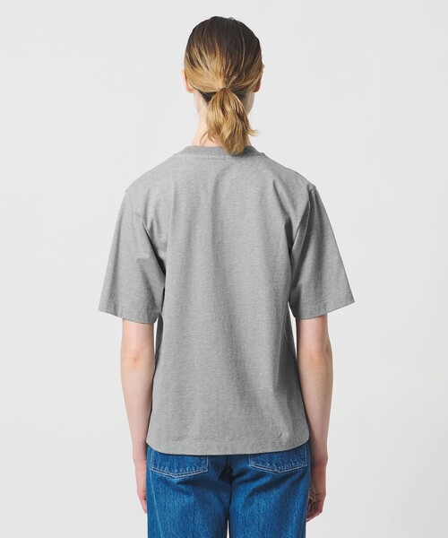 LOEFF（ロエフ）の「＜LOEFF＞スビンコットン ショートスリーブ カットソー（Tシャツ/カットソー・レディース・グレー系/ホワイト・FREE）」の13枚目の写真