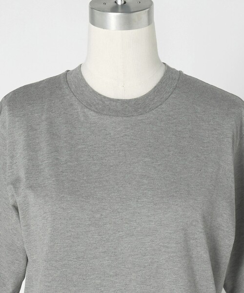 LOEFF（ロエフ）の「＜LOEFF＞スビンコットン ショートスリーブ カットソー（Tシャツ/カットソー・レディース・グレー系/ホワイト・FREE）」の15枚目の写真
